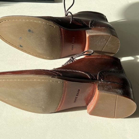 Cole Haan Modern Wingtip Leather Boots.  Men’s US SIze 9 - Picture 6 of 9